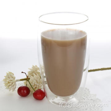 Tasse à café en verre à double paroi 450 ml